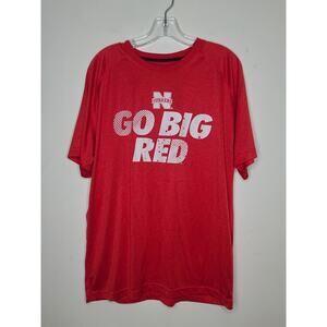 Knights Apparel University of Nebraska Huskers short sleeve shirt - large